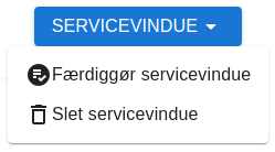 Servicevindue